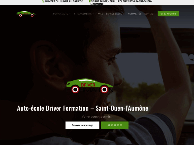 › Voir plus d'informations : Driver Formation Driving School Saint-Ouen-L'aumône | Driving School 95