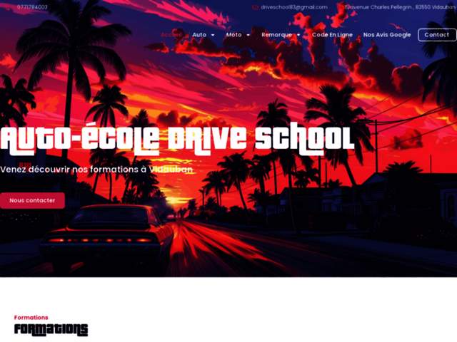 › Voir plus d'informations : Drive School