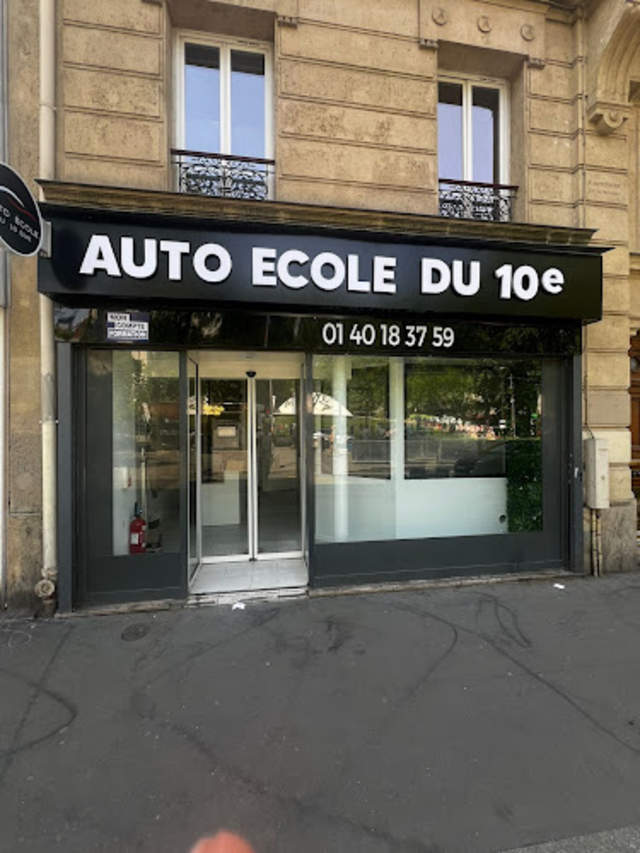 › Voir plus d'informations : Driving School Du 10e