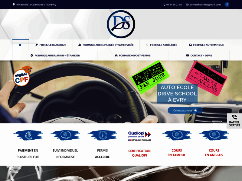 › Voir plus d'informations : Drive School Driving School Des Epinettes