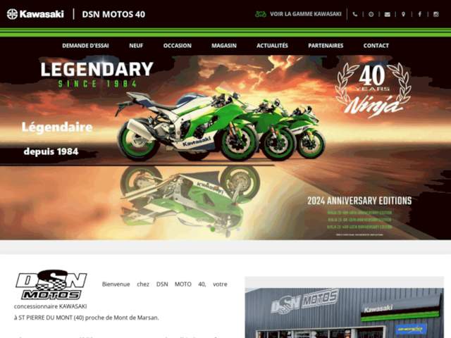 DSN MOTOS 40 DAFY SPEED KAWASAKI SHERCO BETA FANTIC MONT DE MARSAN