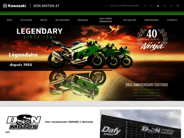 › Voir plus d'informations : DSN Motos 47 Dafy Speed, KAWASAKI, SUZUKI, SHERCO, BETA, CF MOTO