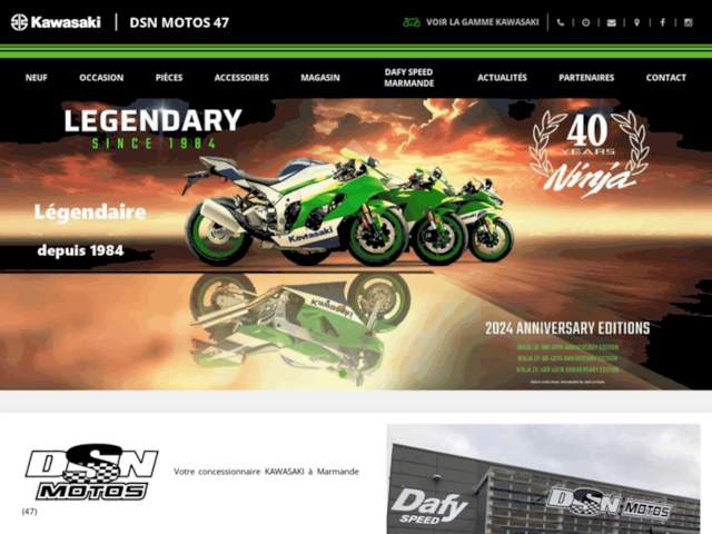 DSN Motos 47 Dafy Speed, KAWASAKI, SUZUKI, SHERCO, BETA, CF MOTO