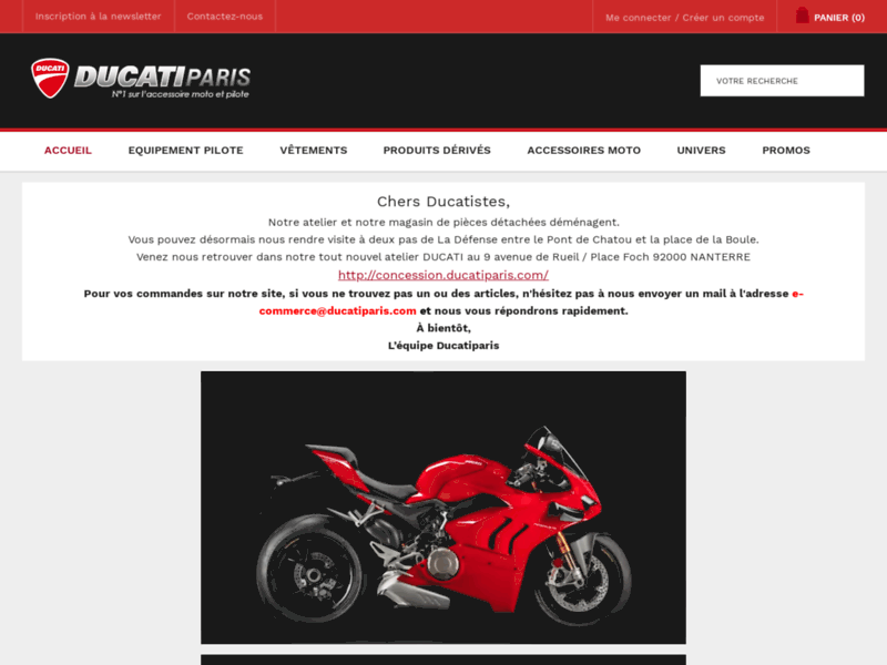 › Voir plus d'informations : Ducati Paris