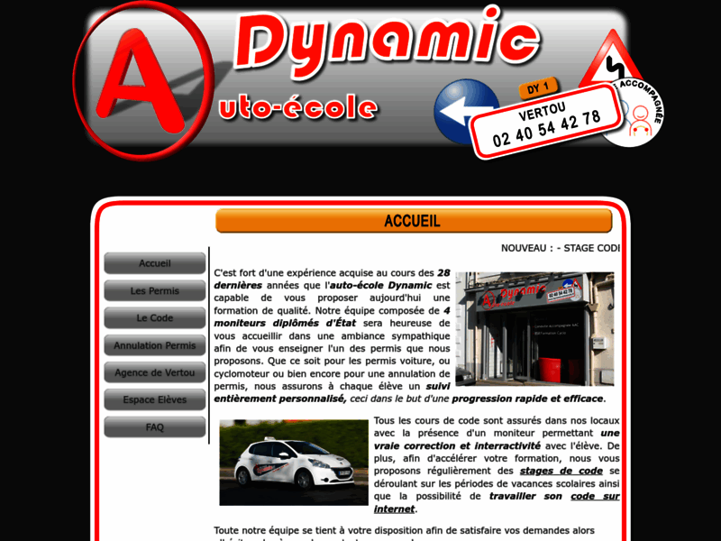 › Voir plus d'informations : Dynamic Driving School