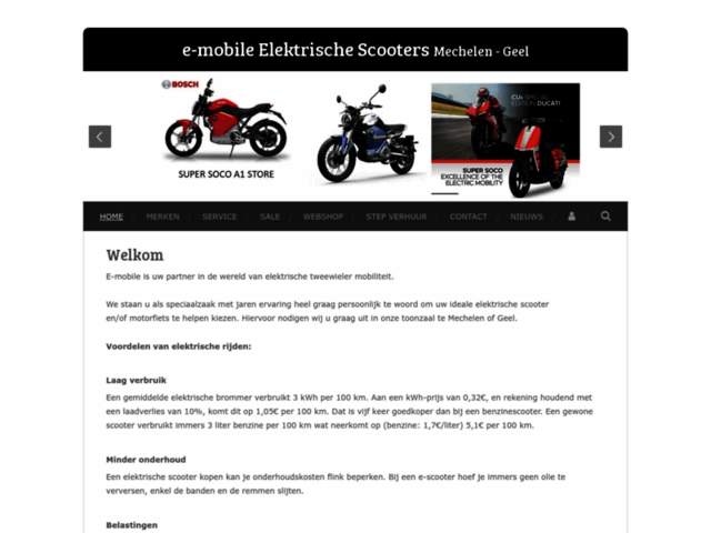 › Voir plus d'informations : e-mobile