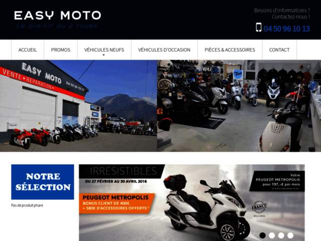 › Voir plus d'informations : Easy Motorcycles Cluses