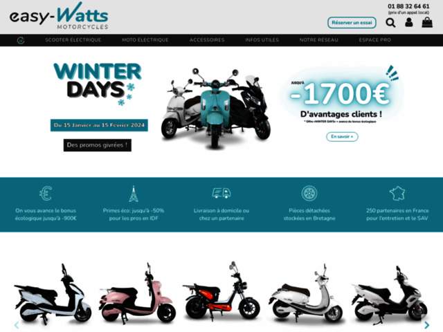 Easy-Watts Motorcycles | 2-roues électriques