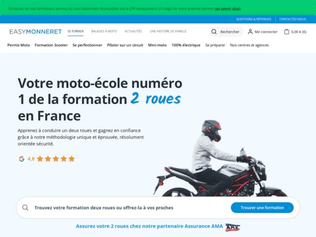 Moto Ecole EasyMonneret Puteaux 92