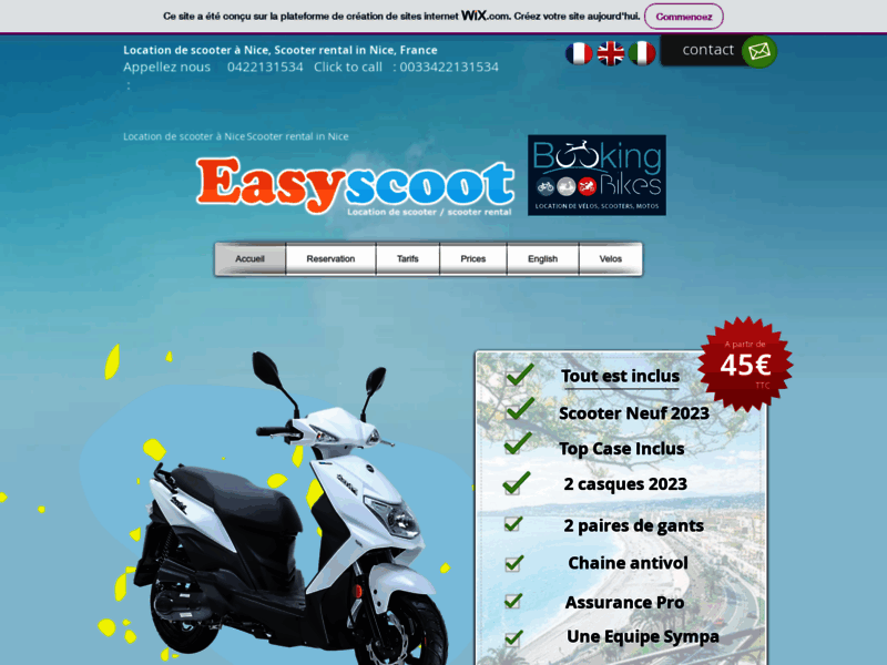 › Voir plus d'informations : Scooters occasions Paris Easyscoot