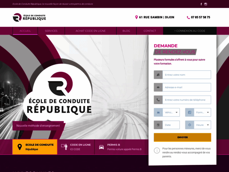 › Voir plus d'informations : School Of Conduite République