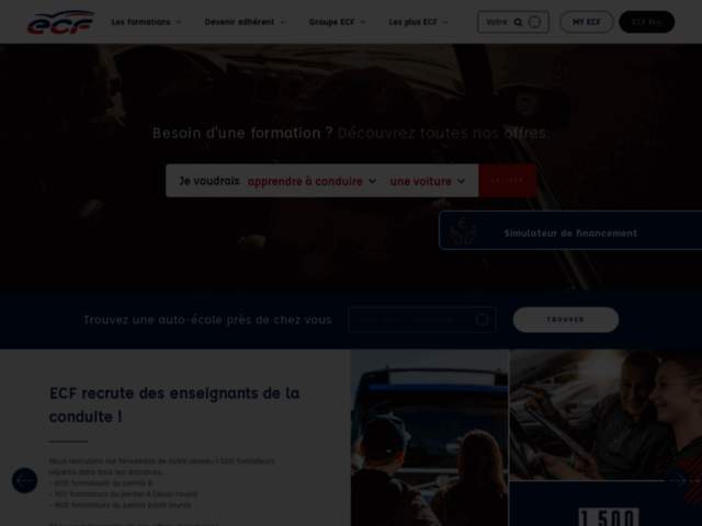 › Voir plus d'informations : ECF - French Driving School