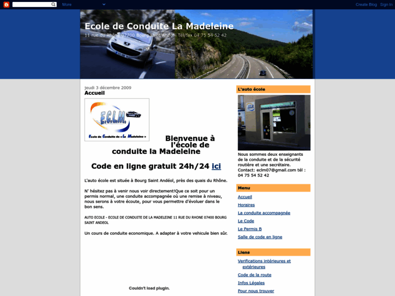 › Voir plus d'informations : E.c.l.m School Of Driving De La Madeleine