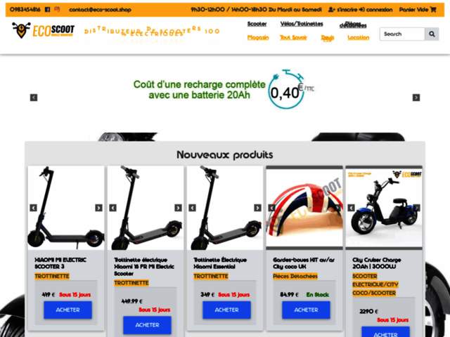 › Voir plus d'informations : ECO-SCOOT