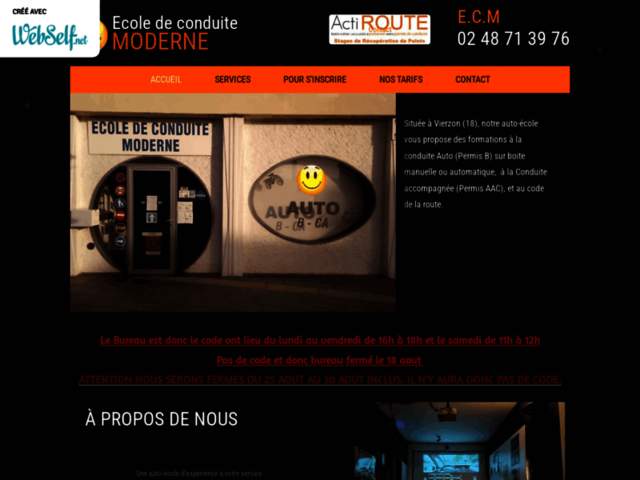 › Voir plus d'informations : School Of Driving Moderne E.c.m.