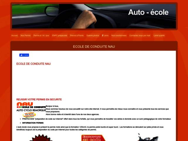 › Voir plus d'informations : School Of Driving Nau