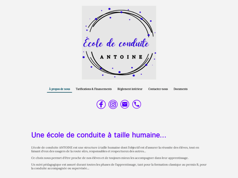› Voir plus d'informations : School Of Driving Antoine