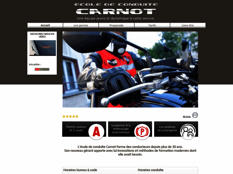 › Voir plus d'informations : School Of Driving Carnot