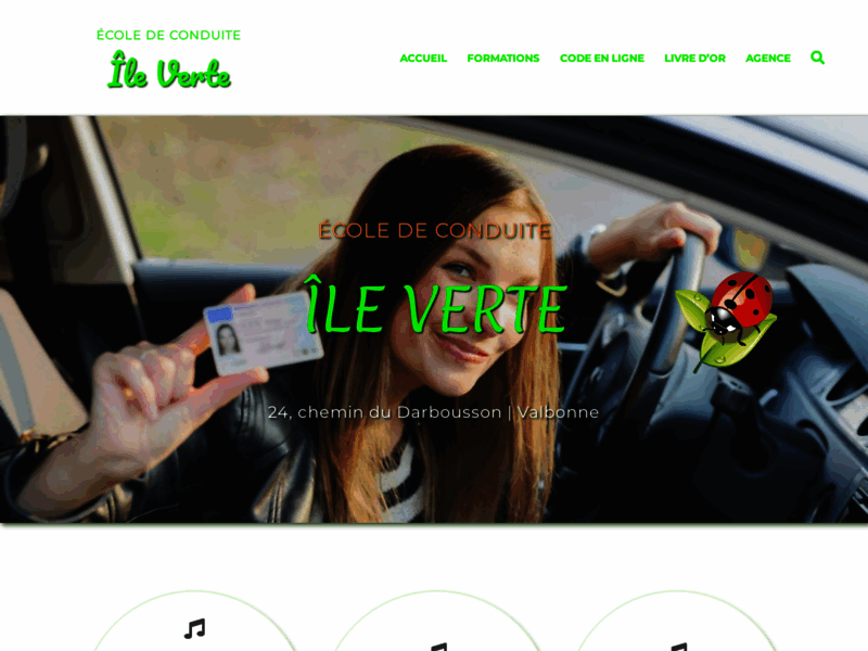 › Voir plus d'informations : Ecole De Conduite Ile Verte
