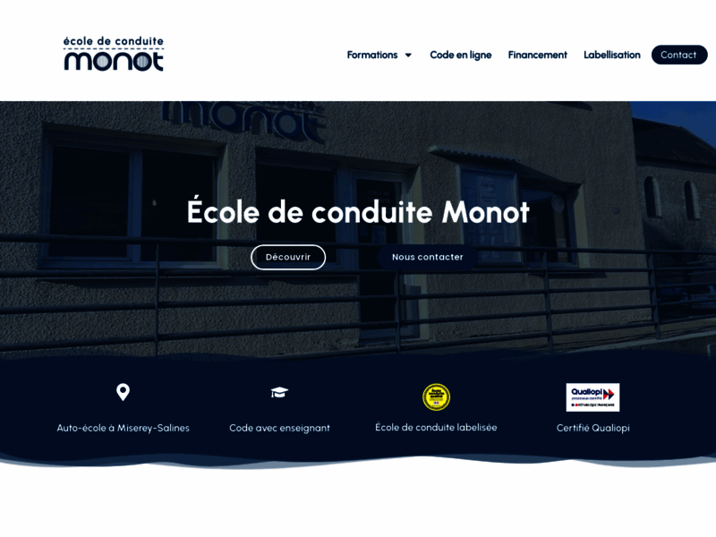 › Voir plus d'informations : School Driving Monot