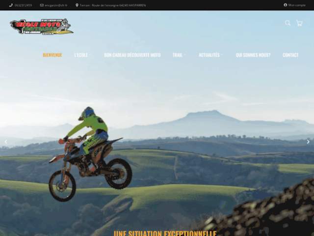 Ecole moto Pays Basque