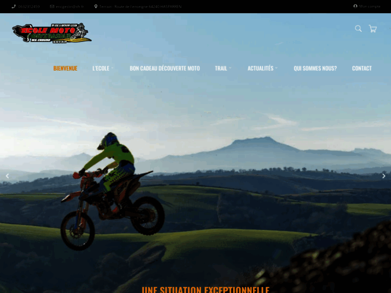 › Voir plus d'informations : Ecole moto Pays Basque