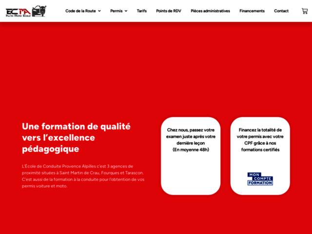› Voir plus d'informations : School Of Driving Provence Alpilles
