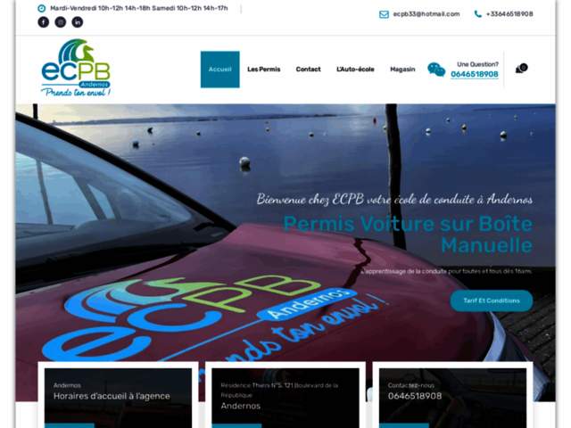 › Voir plus d'informations : School Of Driving Philippe Bertrand Andernos