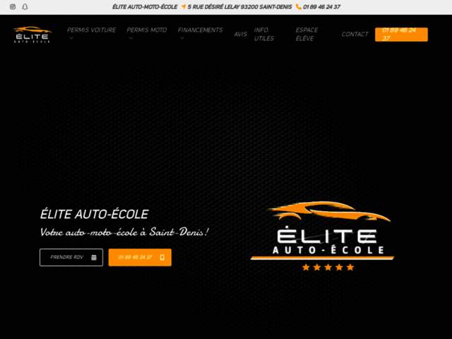 › Voir plus d'informations : Élite Driving School Saint-Denis