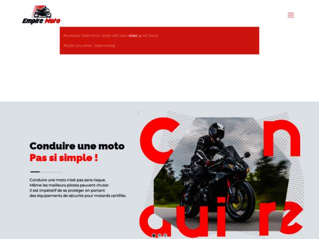 › Voir plus d'informations : Empire moto