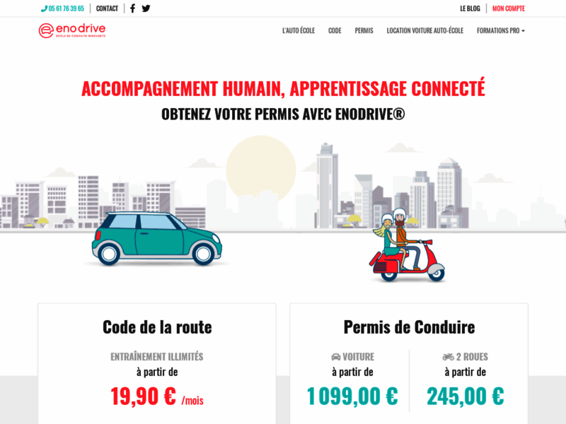 › Voir plus d'informations : Ecole De Conduite Enodrive Et Agence De Location De Véhicules Double Commande