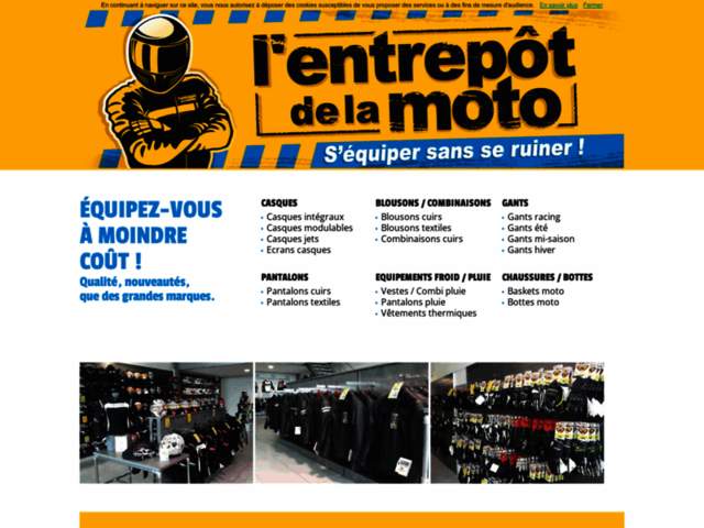 › Voir plus d'informations : L'entrepôt de la moto