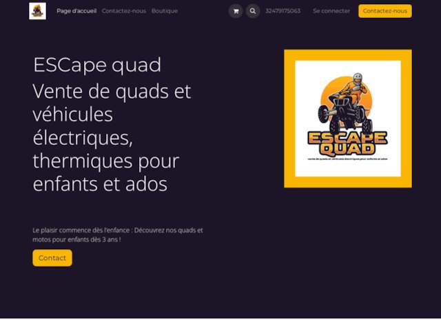 › Voir plus d'informations : ESCape quad