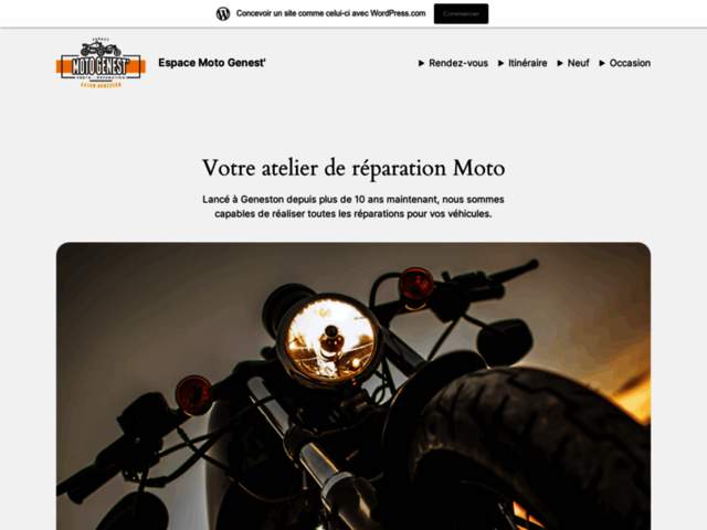 › Voir plus d'informations : Espace Moto Genest'