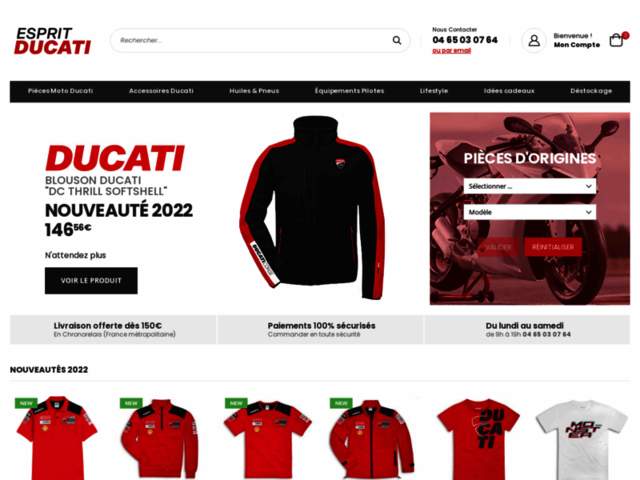 › Voir plus d'informations : Esprit Ducati Gap