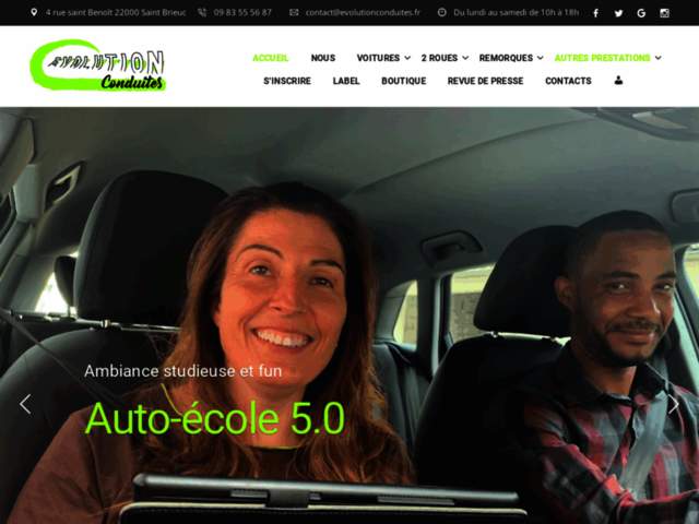 › Voir plus d'informations : Driving School Évolution Conduites. Training Center Driving Et Sécurité Routière