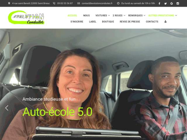 Driving School Évolution Conduites. Training Center Driving Et Sécurité Routière
