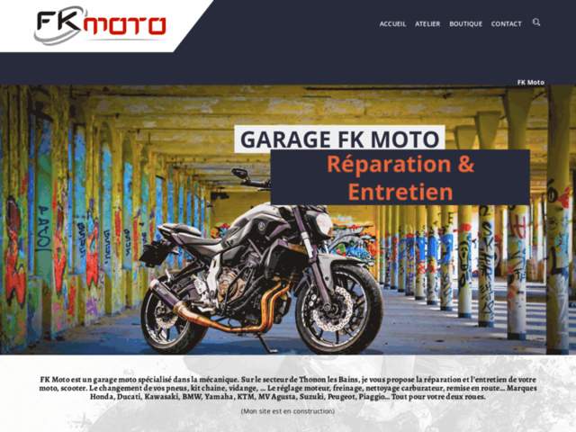 Garage moto secteur Thonon les Bains