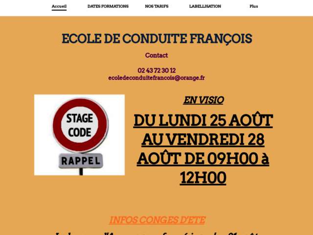 › Voir plus d'informations : School Driving François