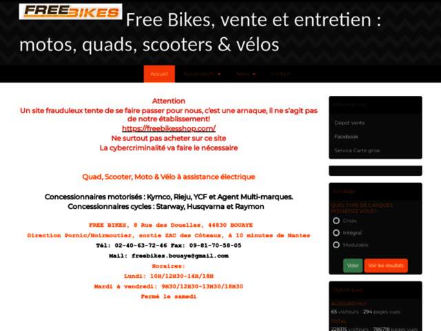 › Voir plus d'informations : Free Bikes