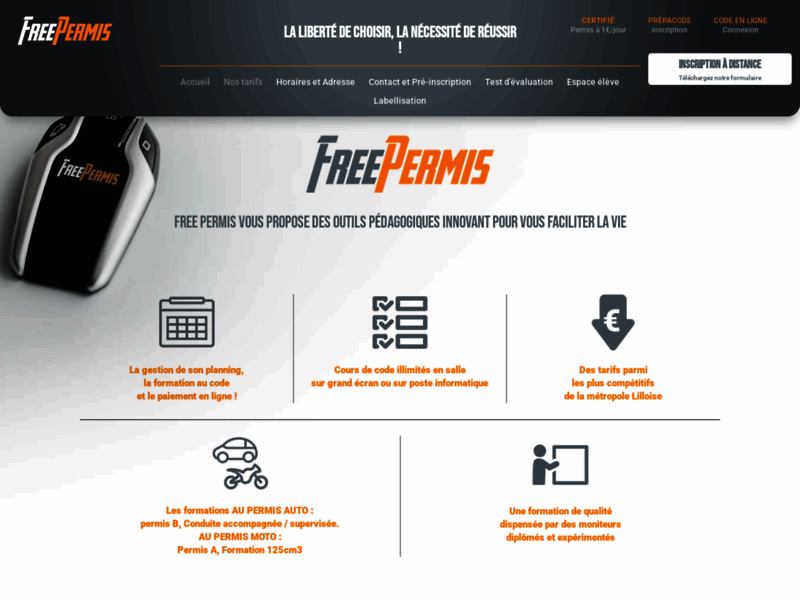 › Voir plus d'informations : Freepermis