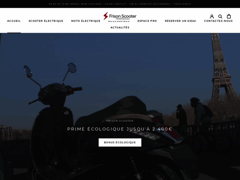 › Voir plus d'informations : Frison Scooter - Scooters et Motos Électriques