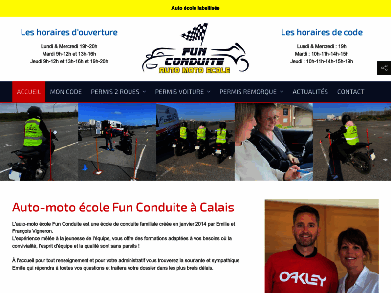 › Voir plus d'informations : Auto Moto School Fun Conduite Calais