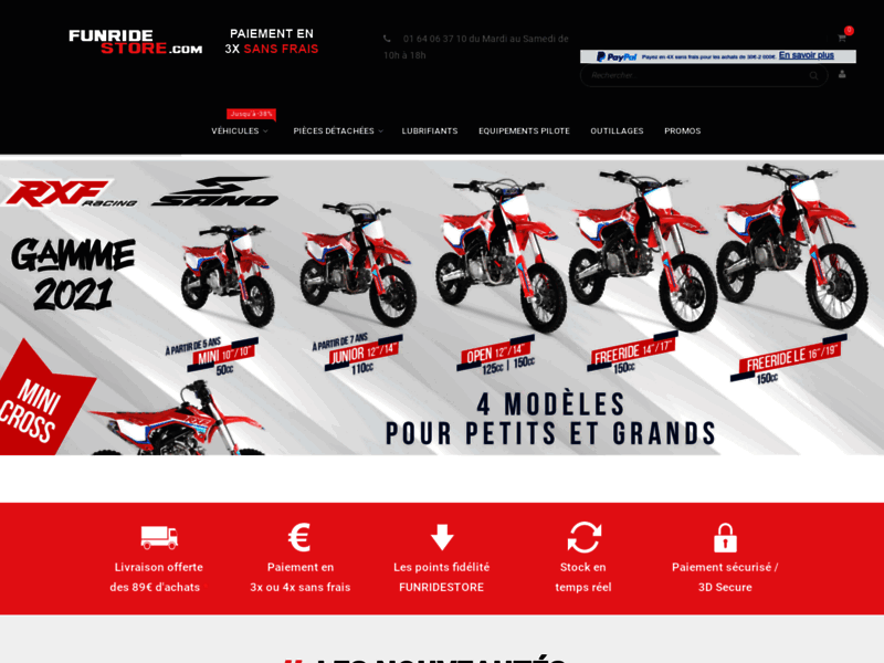 › Voir plus d'informations : Funridestore