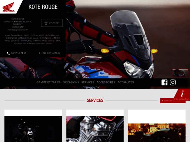 › Voir plus d'informations : HONDA KOTE ROUGE