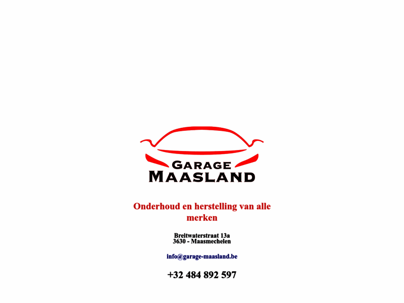› Voir plus d'informations : Garage Maasland