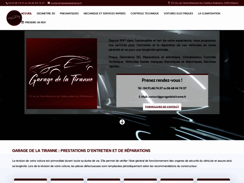 › Voir plus d'informations : Garage de la Tiranne - Nouveaux propriétaires depuis le 01/05/2023 -