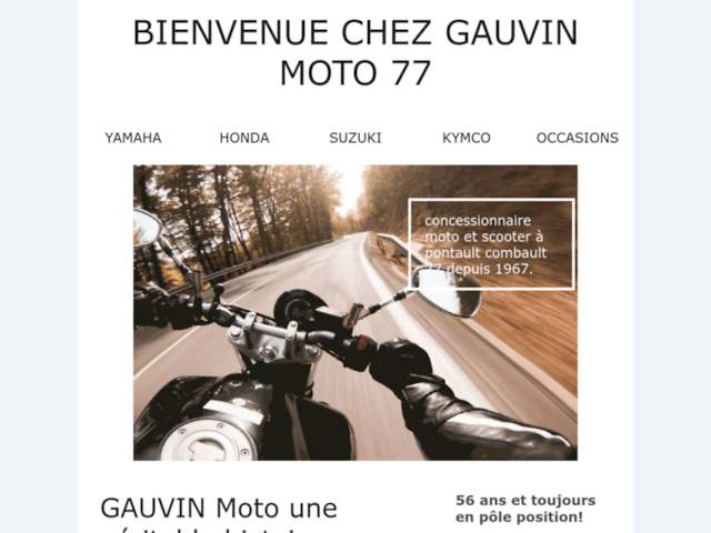 77 BMW motorcycle GAUVIN