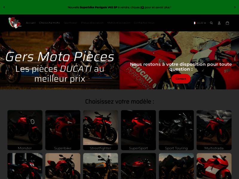 › Voir plus d'informations : Gers Moto Pièces - GMP