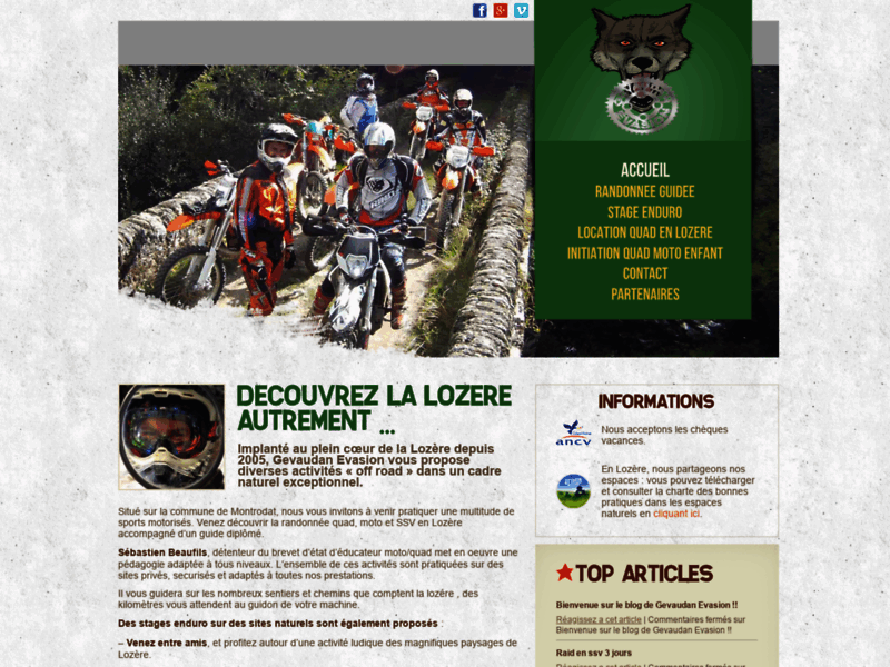 › Voir plus d'informations : Gevaudan Evasion